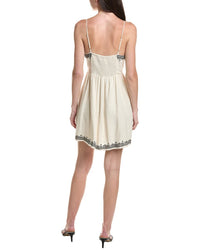 Saltwater Luxe Linen-Blend Tank Mini Dress