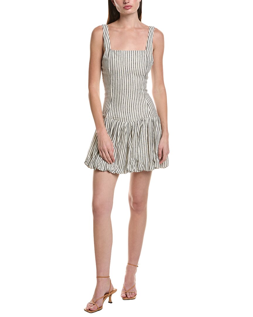 Saltwater Luxe Linen-Blend Tank Mini Dress