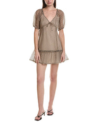 Saltwater Luxe Mesh Mini Dress