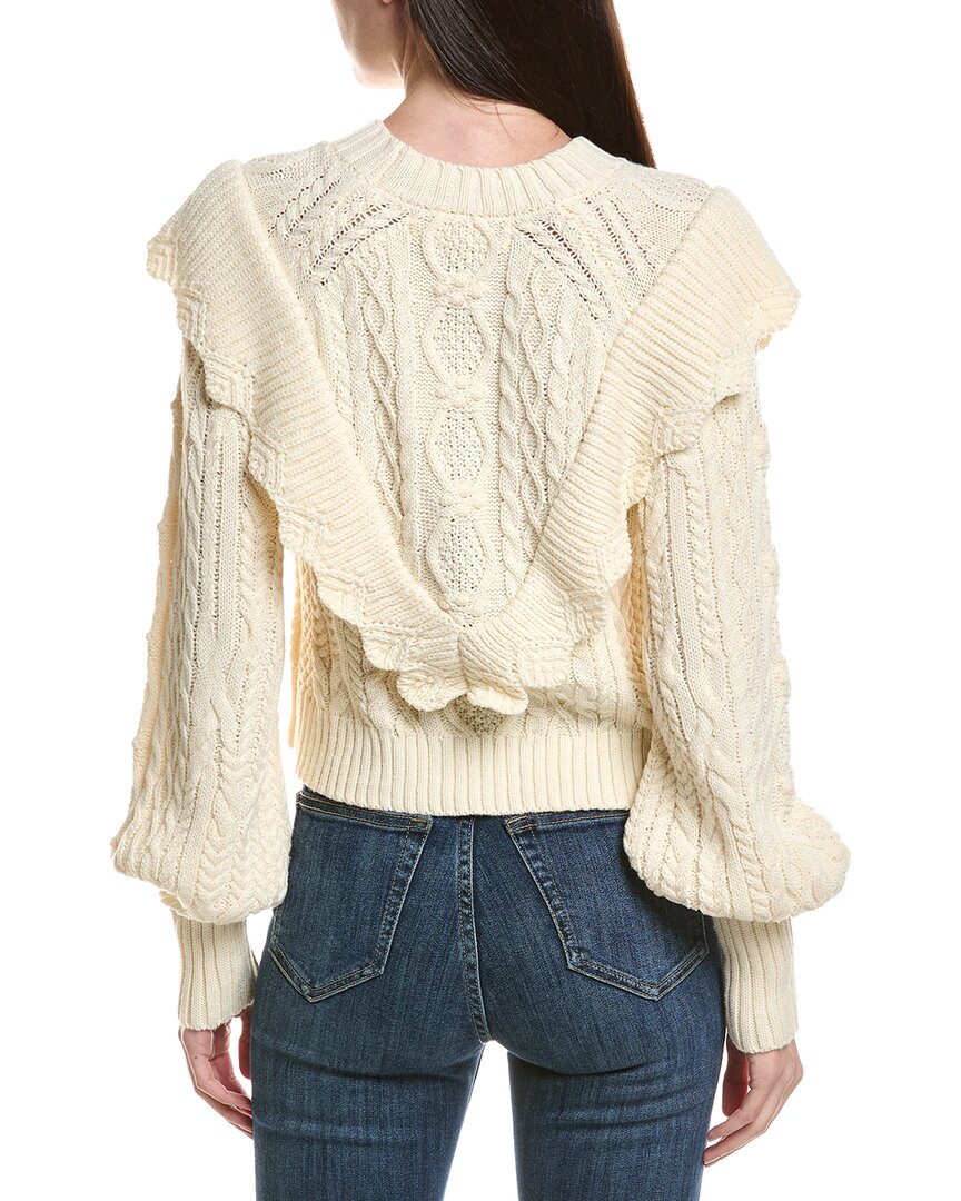 Saltwater Luxe Ruffle Front Sweater