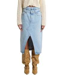 7 For All Mankind Double Waisted Skirt