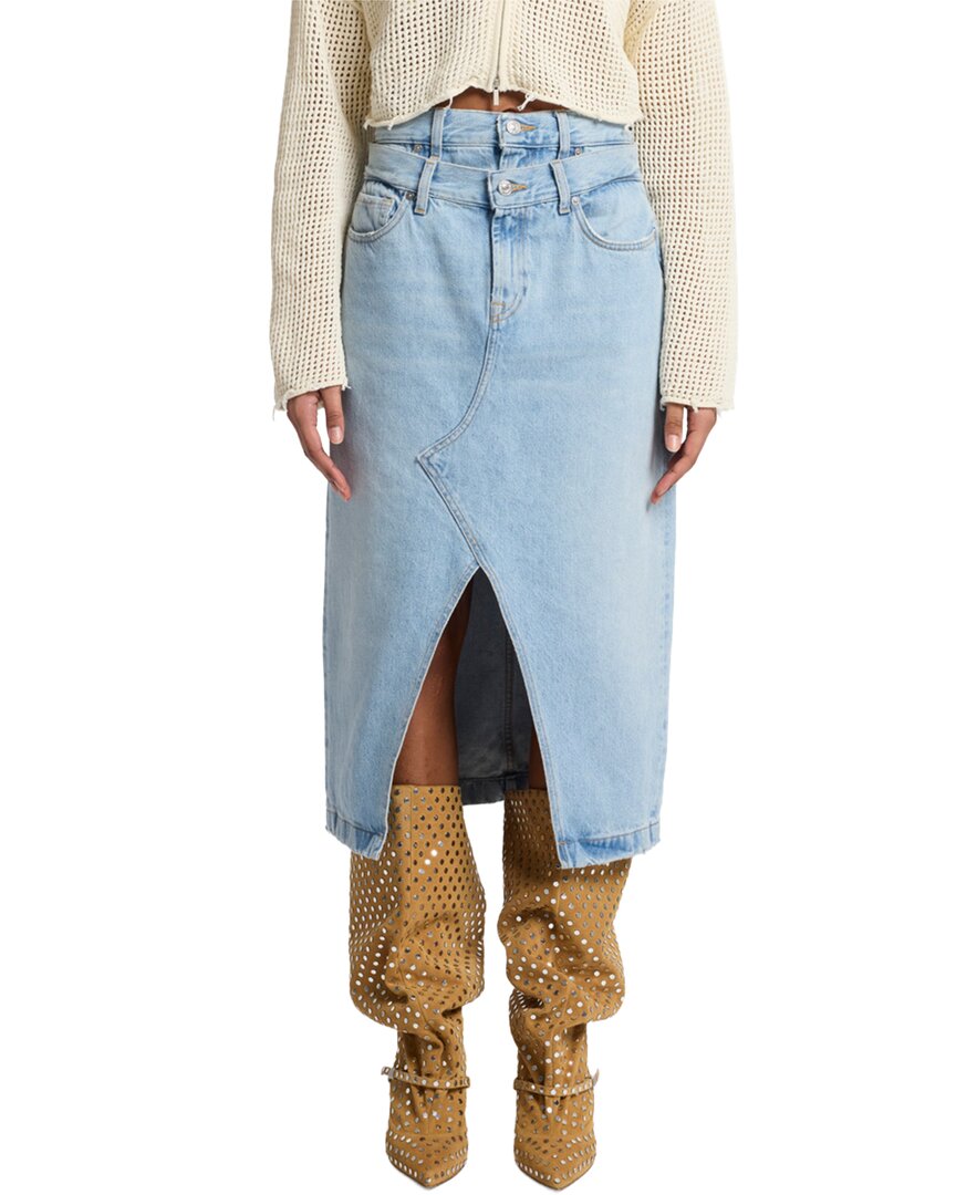 7 For All Mankind Double Waisted Skirt
