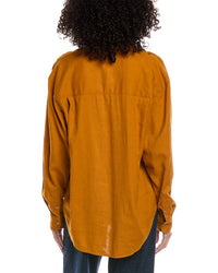 7 For All Mankind Linen-Blend Easy Shirt