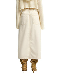 7 For All Mankind Midi Skirt