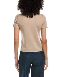 7 For All Mankind Mock Neck Wool-Blend Top