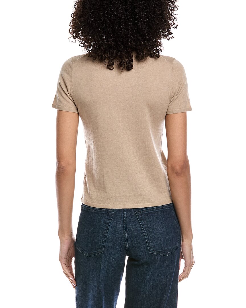 7 For All Mankind Mock Neck Wool-Blend Top