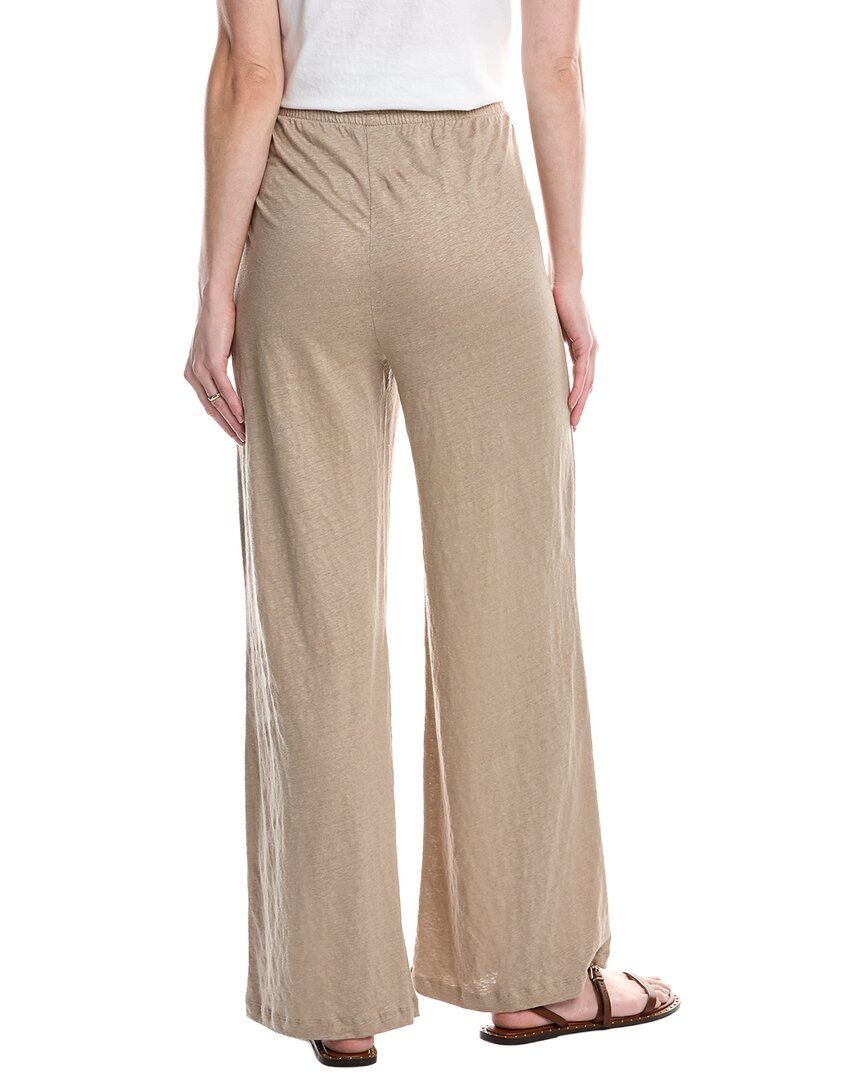 Majestic Filatures Stretch Linen-Blend Wide-Leg Pant