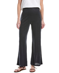 Majestic Filatures Stretch Linen-Blend Wide-Leg Pant