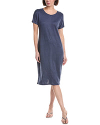 Majestic Filatures Linen-Blend T-Shirt Dress