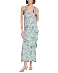 Majestic Filatures Stretch Print Midi Dress