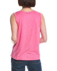 Majestic Filatures Stretch Linen-Blend Tank Top