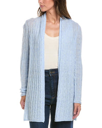 Alashan Cashmere Alashan Cashmere Mini Breezy Cable Cashmere Duster Cardigan