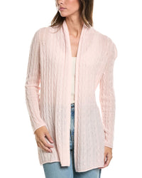 Alashan Cashmere Alashan Cashmere Mini Breezy Cable Cashmere Duster Cardigan