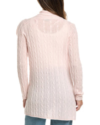 Alashan Cashmere Alashan Cashmere Mini Breezy Cable Cashmere Duster Cardigan