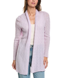 Alashan Cashmere Alashan Cashmere Mini Breezy Cable Cashmere Duster Cardigan