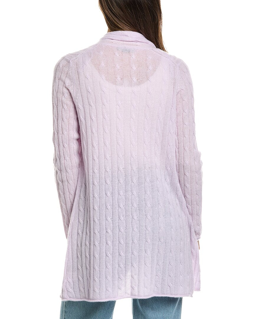 Alashan Cashmere Alashan Cashmere Mini Breezy Cable Cashmere Duster Cardigan