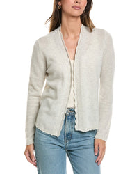 Alashan Cashmere Alashan Cashmere Leah Scallop Trim Cashmere Sweater