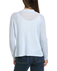 Alashan Cashmere Alashan Cashmere Leah Scallop Trim Cashmere Sweater