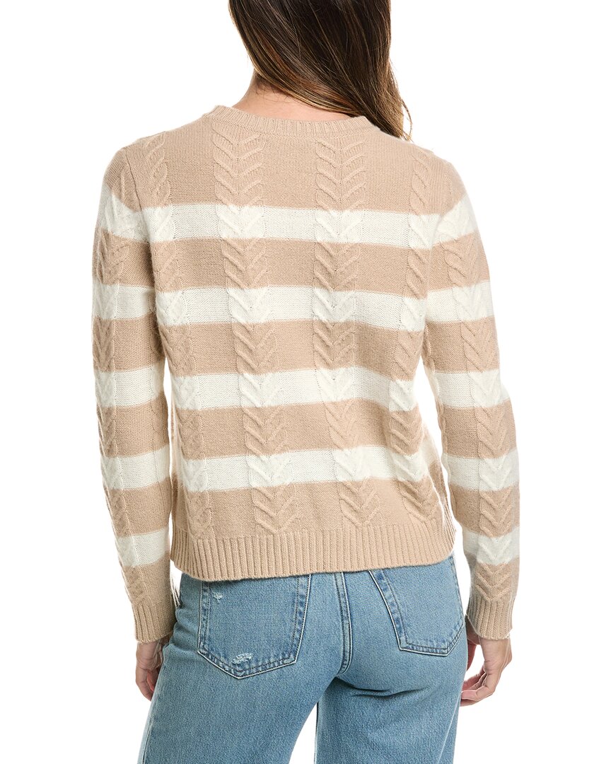 Alashan Cashmere Alashan Cashmere Stripe Cashmere & Angora-Blend Sweater