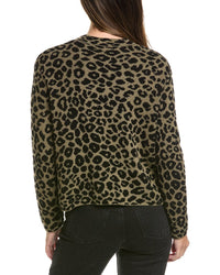 Alashan Cashmere Alashan Cashmere Sasha Leopard Crew Cashmere Sweater