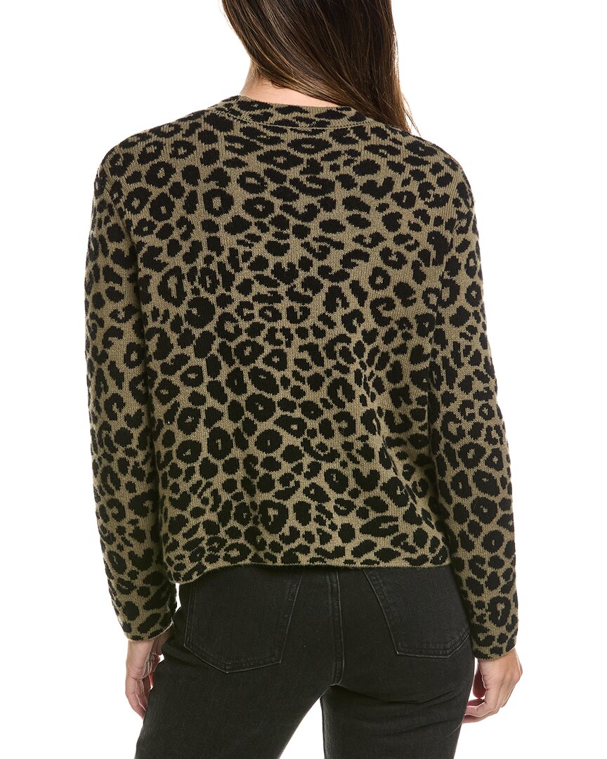 Alashan Cashmere Alashan Cashmere Sasha Leopard Crew Cashmere Sweater
