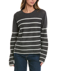 Alashan Cashmere Alashan Cashmere Plaited Reversible Cashmere-Blend Sweater