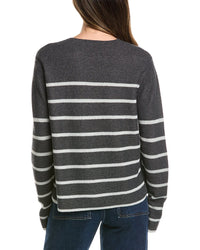 Alashan Cashmere Alashan Cashmere Plaited Reversible Cashmere-Blend Sweater