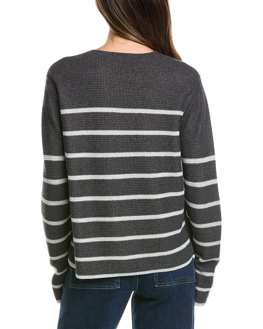 Alashan Cashmere Alashan Cashmere Plaited Reversible Cashmere-Blend Sweater