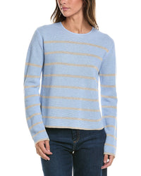 Alashan Cashmere Alashan Cashmere Plaited Reversible Cashmere-Blend Sweater