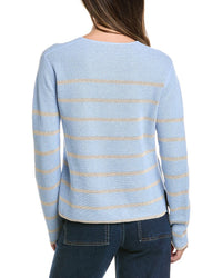 Alashan Cashmere Alashan Cashmere Plaited Reversible Cashmere-Blend Sweater