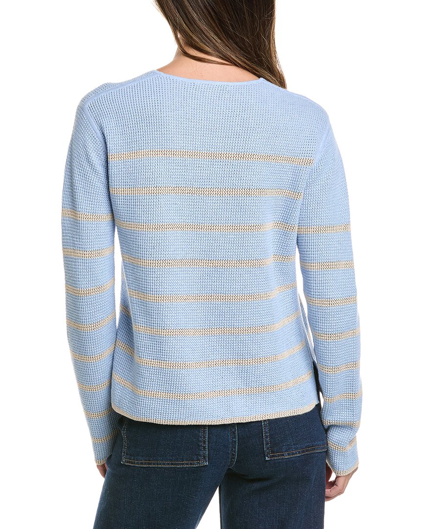 Alashan Cashmere Alashan Cashmere Plaited Reversible Cashmere-Blend Sweater
