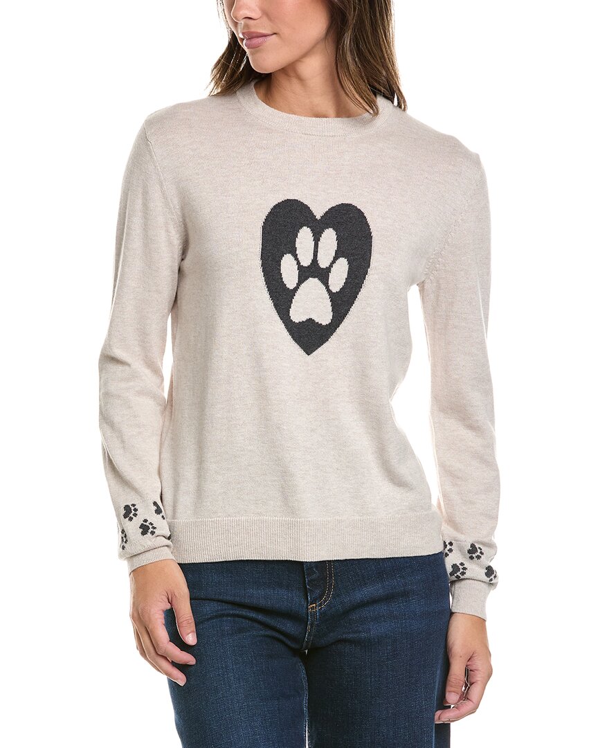 Alashan Cashmere Alashan Cashmere Pet Love Crew Cashmere-Blend Sweater