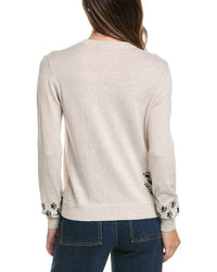 Alashan Cashmere Alashan Cashmere Pet Love Crew Cashmere-Blend Sweater