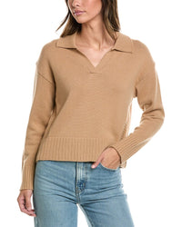 Alashan Cashmere Alashan Cashmere Cora Wool Polo Sweater