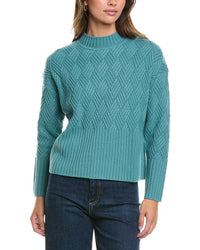 Alashan Cashmere Alashan Cashmere Arabella Basketweave Wool Sweater