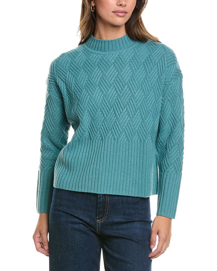 Alashan Cashmere Alashan Cashmere Arabella Basketweave Wool Sweater