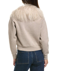 Alashan Cashmere Alashan Cashmere Shae Wool Bomber Jacket
