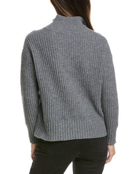 Alashan Cashmere Alashan Cashmere Morgan Textured 1/2-Zip Wool Sweater