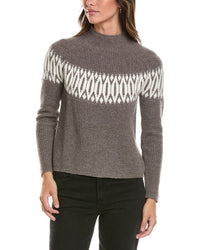 Alashan Cashmere Alashan Cashmere Islay Shaker Fair Isle Wool Sweater