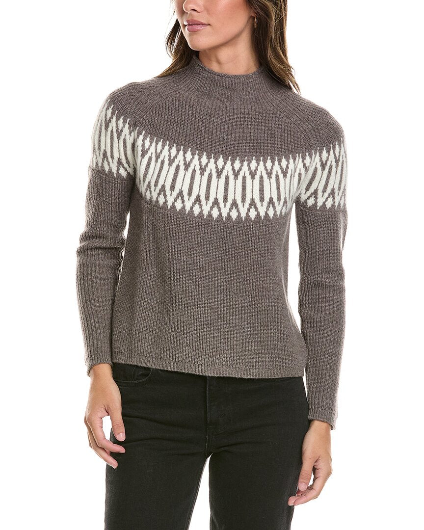 Alashan Cashmere Alashan Cashmere Islay Shaker Fair Isle Wool Sweater