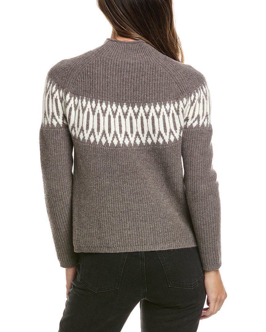 Alashan Cashmere Alashan Cashmere Islay Shaker Fair Isle Wool Sweater