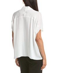 Lafayette 148 New York Dolman Sleeve Oversized Blouse