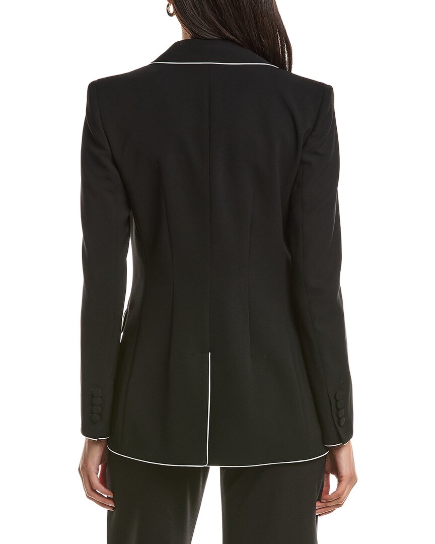 Lafayette 148 New York Peak Lapel Contrast Blazer