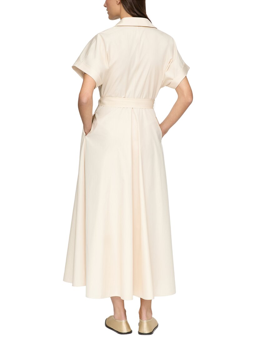 Lafayette 148 New York Petite Notch Lapel Shirtdress