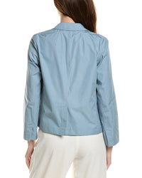 Lafayette 148 New York Cropped Boyfriend Blazer