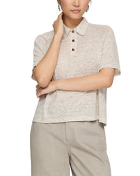 Lafayette 148 New York Raglan Sleeve Polo Shirt