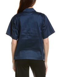 Lafayette 148 New York Box Sleeve Blouse