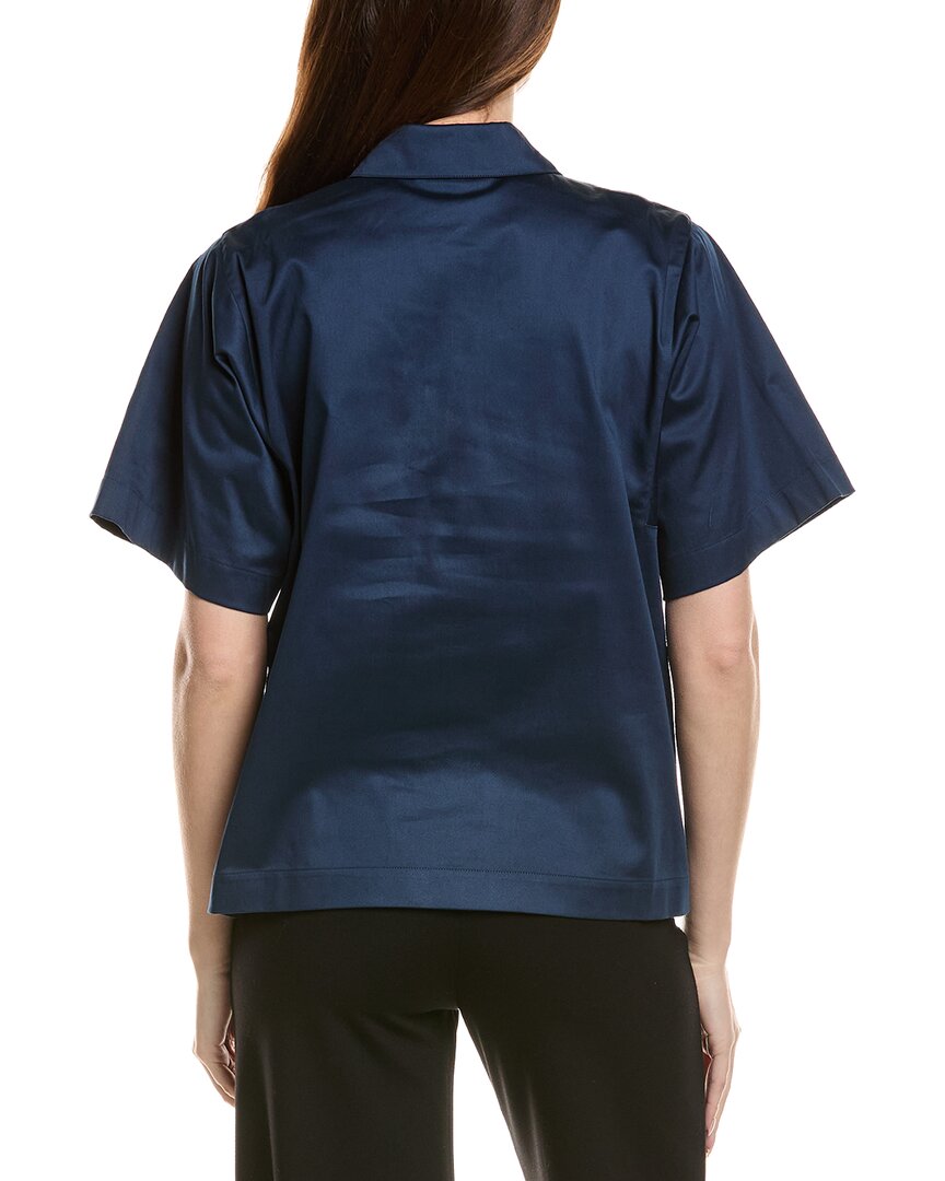 Lafayette 148 New York Box Sleeve Blouse