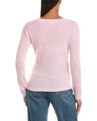 N.Peal Gauzy Scoop Neck Sweater