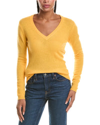 N.PEAL N.Peal Gauzy V-Neck Sweater
